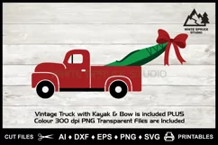 Kayak Logo, Vintage Truck, Christmas Bow, Kayak Life Sayings Product Image 10