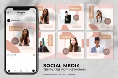 Fashion Sale Puzzle Instagram Social Media Template Product Image 1