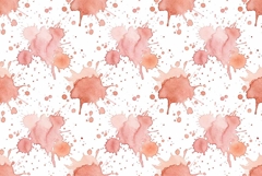 Watercolor paint splash seamless pattern Product Image 1