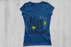 Kiss Me at Midnight Svg, New years Svg, New Years Eve Svg. Product Image 2