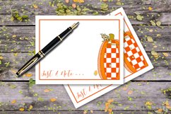 Flat Note Card, Post Card, Pumpkin Patch Prints Set 3 Product Image 3