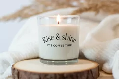 Rise And Shine It's Coffee Time, For Home Office Or Bedroom Product Image 5