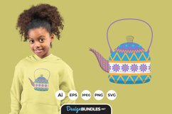 Scandinavian Tea Kettle for T-Shirt Design Product Image 1
