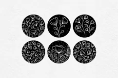 Floral bohemian clipart | Vintage flower clipart Product Image 2
