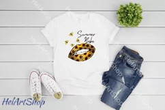 Sunflower lips png, Sublimation PNG , Summer sublimation Product Image 2