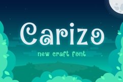 Web Font Carizo Product Image 1