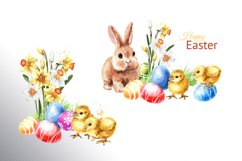 Happy Easter. Watercolor collection Product Image 15