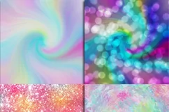 Unicorn Textures Digital Paper - Free Design of The Week Product Image 5