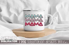 Mama Valentine Sublimation Png | T-Shirt Design Product Image 3