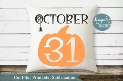 October 31 SVG, png, eps, DXF, sublimation Product Image 1