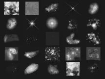 200 STARS MOON TRANSPARENT PNG FILES, PHOTOSHOP OVERLAYS Product Image 17