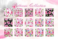 Pink Hibiscus Watercolor png Product Image 4