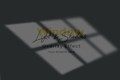 Window Sunlight Shadow Overlay Effect Mockup Product Image 1