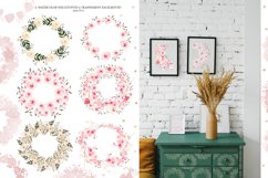 Watercolor BLOOMING flowers 146 PNG Product Image 10