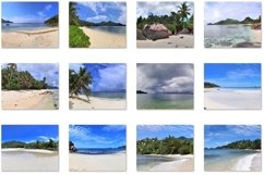 12 Tropical beach panoramas at the Seychelles Islands Product Image 1