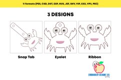Hard Shell Crab Keyfob Keychain ITH Product Image 2