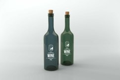 Wine Two Bottle Mockup Product Image 1