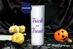 Halloween 20oz Skinny tumbler mockup, Fall Tumbler mockup Product Image 3