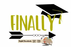 Finally Senior 2020 svg cut file Graduation cap 2020 svg Product Image 2