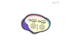 Unique abstract graphic elements. Design template Product Image 1