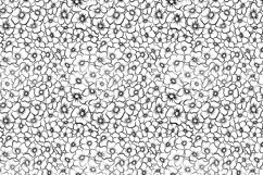 B&amp;W floral seamless pattern, digital paper Product Image 2