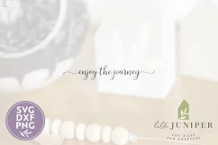 Enjoy the Journey SVG Files, Family Wood Sign SVG Product Image 2