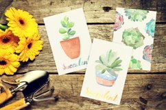 Watercolor Succulents Collection Product Image 7