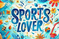 Sports Lover Background Wallpaper Product Image 1