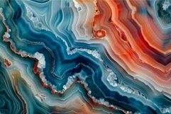 Vibrant agate slice macro texture Product Image 1