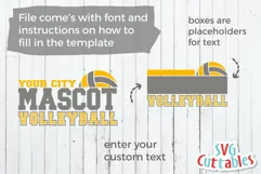 Volleyball SVG | Volleyball Template 0035 | Shirt Design Product Image 4