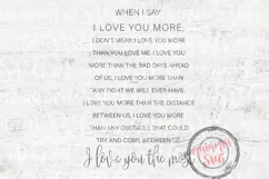 Love Sign Svg, I Love You Most,Wedding Sign Svg, Bedroom Svg Product Image 2