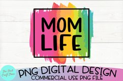 Mom Life Sublimation PNG Design, Mom Sublimation Shirt PNG Product Image 2