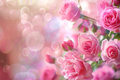 Garden Roses Background Wallpaper Product Image 1