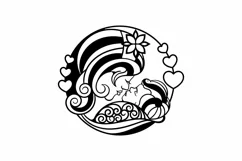 Papercut Mother and Child | Mother's Day with Flowers, Heart Product Image 2