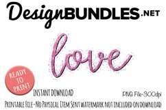 Love Glitter Inspirational Tee Design Product Image 1