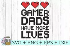Gamer Dad SVG DXF PNG EPS Cutting Files Product Image 2