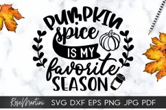 Pumpkin Spice Is My Favorite Season PNG Sublimation Turkey Product Image 7