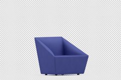Isometric Arm Chair 3D isolated render Product Image 1