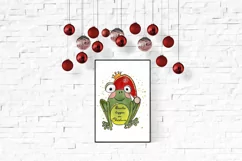 Christmas Frog Illustrations PNG Product Image 4