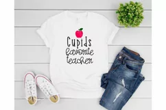 Cupid's Favorite Teacher svg, Valentines day svg Product Image 2