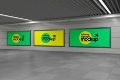 Subway Three Sign Mockup Product Image 1