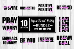 Inspirational Svg Bundle Inspirational Quotes Svg Bundle SVG Product Image 1