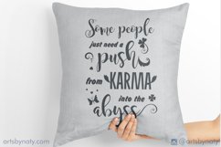 Funny Karma quote SVG illustration Product Image 3