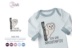 Eule SVG | Nachtdienst SVG Product Image 1