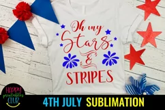 Oh My Stars 4th July Sublimation I July 4 Sublimation Product Image 1