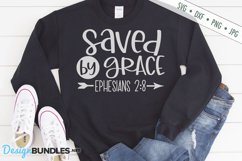 Saved By Grace SVG | Christian SVG | Grace SVG Product Image 1