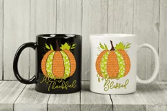 Thanksgiving Set of 3 Pumpkins, Sublimation Designs Product Image 3