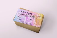 Pink and Gold DIY Appointment Card Product Image 4