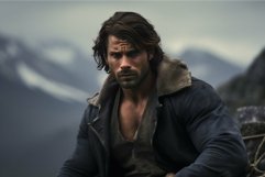 Rugged outdoorsman in mountain terrain Product Image 1