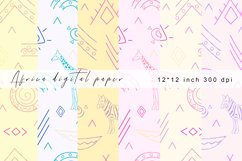 Africa Digital Paper. Africa Seamless Patterns Product Image 1